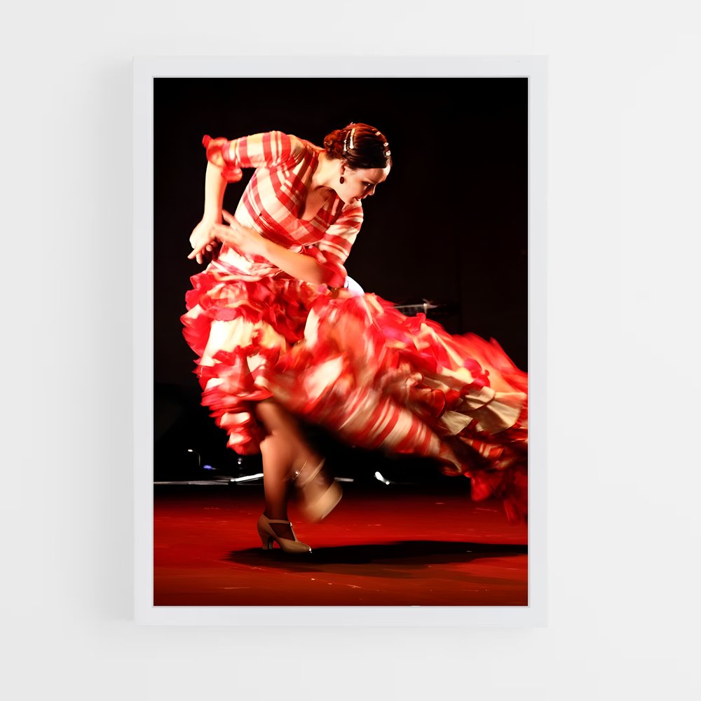 Poster Danseuse Écarlate (vue 3)